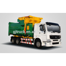 6х4 ПРАВОРУЛЬНЫЕ тележки sinotruk HOWO перевозит компрессор мусоровоз / компактный мусоровоз / грузовик HOWO перевозит на свалку / сжатый грузовик